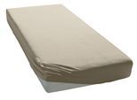 Spannbettlaken OTTO HOME "PHYSALIS in BASIC und PREMIUM Qualität, 100% Baumwolle", beige, B:200cm L:200cm, Jersey (110 g/m²), Obermaterial: 100% Baumwolle, Bettlaken, Spannbettlaken, für Matratzen bis 18 cm Höhe, Bettlaken, Spannbetttuch, pflegeleicht