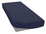 Spannbettlaken OTTO HOME "PHYSALIS in BASIC und PREMIUM Qualität, 100% Baumwolle", blau (marine), B:140cm L:200cm, Jersey (110 g/m²), Obermaterial: 100% Baumwolle, Bettlaken, Spannbettlaken, für Matratzen bis 18 cm Höhe, Bettlaken, Spannbetttuch, pflegeleicht