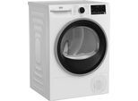 BEKO Wärmepumpentrockner "B3T4224SD", Energieeffizienz: C (A-G), weiß, B:59,8cm H:84,6cm T:67,2cm, Trockner, Schonend trocknen, leise wie ein Flüstern, ausgezeichnet vom TÜV, Topseller