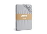 Spannbettlaken OTTO HOME "BLACKBERRY in BASIC und PREMIUM Qualität, 100% Baumwolle", hellgrau, B:160cm L:200cm, Jersey (160 g/m²), Obermaterial: 100% Baumwolle, Bettlaken, Spannbettlaken, für hohe Matratzen bis 28 cm, Bettlaken, Spannbetttuch, pflegeleicht, Topseller