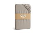 Spannbettlaken OTTO HOME "BLACKBERRY in BASIC und PREMIUM Qualität, 100% Baumwolle", taupe, B:140cm L:200cm, Jersey (160 g/m²), Obermaterial: 100% Baumwolle, Bettlaken, Spannbettlaken, für hohe Matratzen bis 28 cm, Bettlaken, Spannbetttuch, pflegeleicht, Topseller