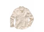 Luis Trenker Herren Leinenhemd Lubarnay Beige 100 % Leinen
