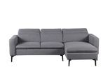Ecksofa Jivara ¦ grau ¦ Maße (cm): B: 222 H: 87 T: 150.0