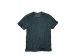 Herrlicher Herren T-Shirt Base Blau 100 % Baumwolle
