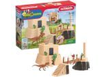 Spielwelt SCHLEICH "DINOSAURS, Dino Tempel-Eroberung (42657)", bunt, Spielfigurenwelten, KinderB:102cm H:33cm T:43cm, Kunststoff, B:102cm H:33cm T:43cm