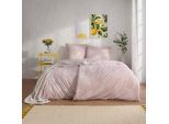 Bettwäsche ESTELLA "Rosalina", lila (flieder), B/L: 135cm x 200cm, Mako-Interlock-Jersey, B/L: 80cm x 80cm, 2 Stk., Mako-Interlock-Jersey, Obermaterial: 100% Baumwolle, Bettwäsche, Bettwäsche
