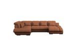 Luca Bessoni , Cognac , Textil , U-Form , 345x228 cm , Stoffauswahl, seitenverkehrt erhältlich, Hocker erhältlich, Rücken echt , Wohnzimmer, Sofas & Couches, Wohnlandschaften, Wohnlandschaften U-Form
