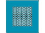 Outdoorteppich BENT "Carpet oriental/ -Caribbean", blau (light blau hawaiin print), Teppiche, B : 250cm 1 Stk., 4mm, L: 250cm, Polyester, Outdoorteppich, PFC frei, B:250cm H:4mm L:250cm