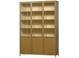 Livetastic , Honig , Metall, Glas , 5 Fächer , 140x200x40 cm ,