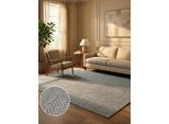 Teppich OTTO HOME "Nollan, In- und Outdoor geeignet, Balkon, Camping", grau, B:195cm H:8mm L:195cm, Kunstfaser, Teppiche, Teppich, Wetterfest & UV-beständig, Sisal-Optik, Esszimmer, Wohnzimmer