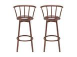 Barhocker-Set Fabio Braun Lederlook Gepolstert