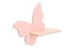 Möbelix , Pink , Holz, Metall, Holzwerkstoff , Eiche , Schmetterling , 12x29.5x40 cm , RoHS, Europäischer Sicherheitsstandard , einfach zu transportieren , Beleuchtung, Innenleuchten, Wandleuchten, Kinderzimmer Wandleuchten