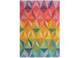 Flair Rugs , Mehrfarbig , Textil , Struktur , rechteckig , 170x120 cm , Reach , für Fußbodenheizung geeignet, in verschiedenen Größen erhältlich ,