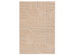 Ayyildiz , Rosa , Textil , Boho , rechteckig , 240x340 cm , Oeko-Tex® Standard 100 , pflegeleicht ,