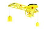Kinderdeckenleuchte Markus, Gelb, Holz, 20x60x60 cm, Lampen & Leuchten, Innenbeleuchtung, Leuchten nach Räumen, Babyzimmerlampen
