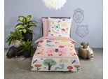 Kinderbettwäsche GOOD MORNING "Rinke", ecru, B/L: 135cm x 200cm, 1 Stk., 1 Stk., Renforcé, B/L: 80cm x 80cm, 2, Renforcé, Obermaterial: 100% Baumwolle, Bettwäsche, Baumwolle, Renforcé, Wendeoptik, Kind, Baby, Mädchen
