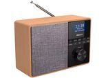 PHILIPS Radio "TAR5505", braun (hellbraun), B:20,66cm H:14cm T:10,6cm, Radios