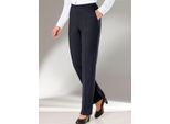 Jerseyhose CLASSIC BASICS, Damen, Gr. 24, Kurzgrößen, schwarz, 100% Polyester, unifarben, lang, Hosen Jerseyhose