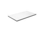 Genius , Weiß , Kunststoff , H2 , Füllung: Schaumstoff , 120x200 cm , Oeko-Tex® Standard 100 , Bezug abnehmbar/waschbar ,