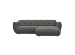 Möbelix , Anthrazit , Textil , Ottomane rechts, L-Form , 280x178 cm , Stoffauswahl, Hocker erhältlich, Rücken echt, Armteil links, Armteil rechts , Wohnzimmer, Sofas & Couches, Wohnlandschaften, Ecksofas