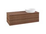 Villeroy und Boch Antao Waschtisch-Unterschrank K23112HM 120x36x50cm, Waschbeckenplattenfarbe warm walnut, warm walnut