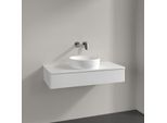 Villeroy und Boch Antao Waschtisch-Unterschrank K09010GF 100x19x50cm, Waschbeckenplattenfarbe Lack, glossy white lacquer