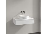 Villeroy und Boch Antao Waschtisch-Unterschrank K08010MT 80x19x50cm, Waschbeckenplattenfarbe Lack, white matt lacquer