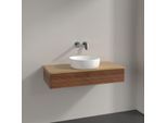 Villeroy und Boch Antao Waschtisch-Unterschrank K09111HM 100x19x50cm, Waschbeckenplattenfarbe honey oak, warm walnut