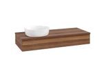 Villeroy und Boch Antao Waschtisch-Unterschrank K11012HM 120x19x50cm, Waschbeckenplattenfarbe warm walnut, warm walnut