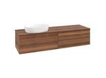 Villeroy und Boch Antao Waschtisch-Unterschrank K26012HM 160x36x50cm, Waschbeckenplattenfarbe warm walnut, warm walnut