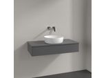 Villeroy und Boch Antao Waschtisch-Unterschrank K09010GK 100x19x50cm, Waschbeckenplattenfarbe Lack, anthracite matt lacquer