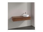 Villeroy und Boch Antao Waschtisch-Unterschrank K12112HM 120x19x50cm, Waschbeckenplattenfarbe warm walnut, warm walnut