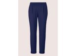 7/8-Hose MADELEINE "7/8-Hose Bequeme Hose zum Schlüpfen", Damen, Gr. 48, N + K Gr, blau (nachtblau), Obermaterial: 80% Baumwolle CO. 18% Polyamid PA. 2% Elasthan EL., Modern, normal, Hosen 7/8-Hose