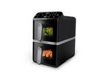 Philips NA461/00 Stacked Doppel-Heißluftfritteuse (10 l Fassungsvermögen, 2750 Watt, Timer, Digitales Display)