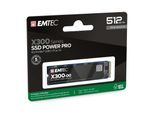EMTEC X300 M.2 SSD Power Pro 512 GB NVMe PCIe 3.0 (ECSSD512GX300)