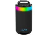 JLab Epic Speaker schwarz Bluetooth-Lautsprecher (100 Watt, RGB Beleuchtung, App, Multipairing, 360-Grad-Sound)