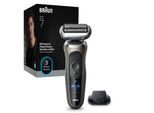 BRAUN Series 7 Elektrorasierer 72-C1200s Herrenrasierer (Akkubetrieb, 360° SkinFlex Kopf, 3 Rasiermodi, kabellose Laufzeit bis zu 60 Min., 100% wasserdicht, hergestellt in Deutschland, Reiseetui, Ladegerät, Reinigungsbürste, Präzisionstrimmer-Aufsatz)