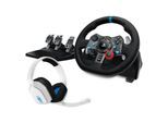 Logitech Bundle G29 Driving Force Racing Wheel + Logitech Astro A10 Playstation Gaming-Headset