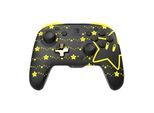 PDP Rematch Glow Wireless Switch Controller, Schwarz/Gelb