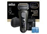 BRAUN Series 9 PRO+ Elektrorasierer, Pro-SensoAdapt, SmartCare Center, 9655cc Herrenrasierer (Ultradünne Präzisionsklingen, 5+1 Scherkopf-Technologie, Direct&Cut Klinge, ProTrimmer, OptiFoil, SkinGuard, titanbeschichtete ProLift-Klinge, Pro-SensoAdapt Tech