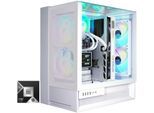 COUGAR Gaming-PC "OmnyX WT 8125 AMD Ryzen 9 9950X3D 32GB DDR5 2TB SSD RTX 5090", weiß, Microsoft Windows 11 Home (64 Bit), 32 GB RAM 2.000 GB SSD, Desktop-PCs, Windows 11, DDR5 RAM, Wasserkühlung