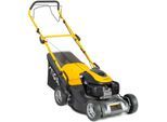 Benzinrasenmäher STIGA GARDEN "Combi 48 S H", gelb, B:56,5cm H:123cm T:155cm, Rasenmäher, 3-in-1 Schnittfunktion, Radantrieb, Honda-Motor