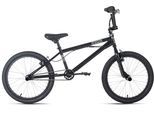 BMX-Rad KS CYCLING "Four" Gr. 28, schwarz (schwarz, schwarz), Fahrräder, Kinder, 28cm, 20 Zoll (50,80cm), BMX-Rad, für Damen und Herren