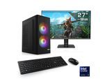 CSL Gaming-PC-Komplettsystem "Spectrum V25257W", Energieeffizienz: E, schwarz, Microsoft Windows 11 Home (64 Bit), 32 GB RAM 1.000 GB SSD, Computer_Komplettsysteme, Gaming-PC-Komplettsystem