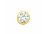 Kettenanhänger ADELIA´S "Anhänger 333 Gold ( 8K ) mit Zirkonia", gold, Schmuckanhänger, Damen, mit Zirkonia, Gold, Kettenanhänger, Goldanhänger