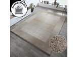 Wollteppich THEKO "Gabbeh Super, Handweb, auch als Läufer erhältlich, reine Wolle" Gr. 3, beige, B:120cm H:9mm L:180cm, Wolle, Teppiche, Schlafzimmer, Wohnzimmer, Esszimmer, auch als Bettumrandung