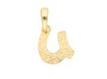 Buchstabenanhänger ADELIA´S "Buchstabenanhänger U 333 Gold ( 8K )", gold, Schmuckanhänger, Damen, U, Gold, Goldanhänger Buchstabe U