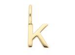 Buchstabenanhänger ADELIA´S "Buchstabenanhänger K 333 Gold ( 8K )", gold, Schmuckanhänger, Damen, K, Gold, Goldanhänger Buchstabe K