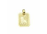 Sternzeichenanhänger ADELIA´S "Sternzeichen Anhänger Löwe 333 Gold ( 8K )", gold, Schmuckanhänger, Damen, Löwe, Gold, Goldanhänger Löwe