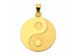 Kettenanhänger ADELIA´S "Anhänger Ying Yang 333 Gold ( 8K )", gold, Schmuckanhänger, Damen, Gold, Kettenanhänger, Goldanhänger Ying Yang